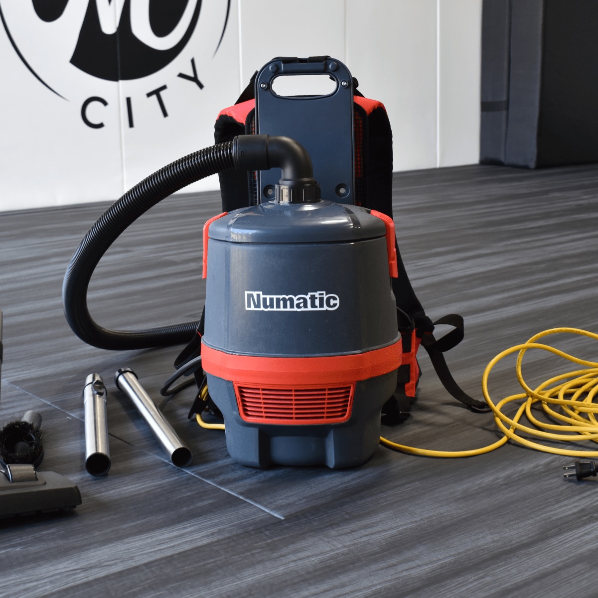Zebra Mat Backpack Vacuum